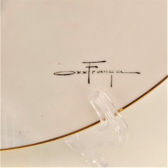 Tranquility Blue Navajo Ozz Franca Collectors Plate [507] Third in series - Picture 3 of 3